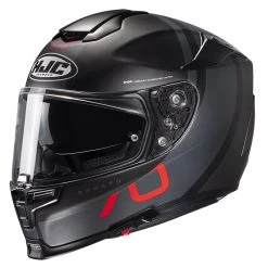 New ⌛ Fiber Hjc Rpha 70 Paika Helmet Grey Red ????