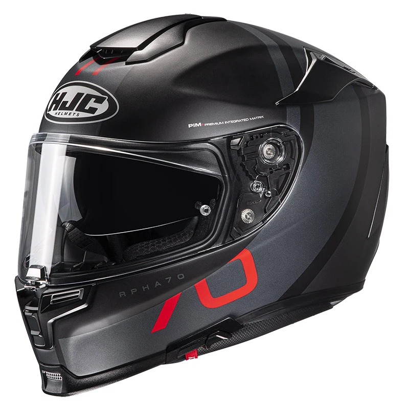 New ⌛ Fiber Hjc Rpha 70 Paika Helmet Grey Red ???? 3 New ⌛ Fiber Hjc Rpha 70 Paika Helmet Grey Red ????