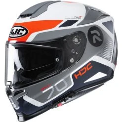 Promo ???? Fiber Hjc Rpha 70 Shuky Helmet Grey Blue Red ????