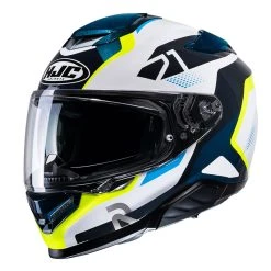 Wholesale ???? Fiber Hjc Rpha 71 Hapel Helmet Blue Yellow ????