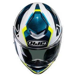 Wholesale ???? Fiber Hjc Rpha 71 Hapel Helmet Blue Yellow ???? -HJC Shop hjc rpha71 hapel blugiallo 3