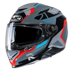 Deals ✔️ Fiber Hjc Rpha 71 Hapel Helmet Grey Red ????