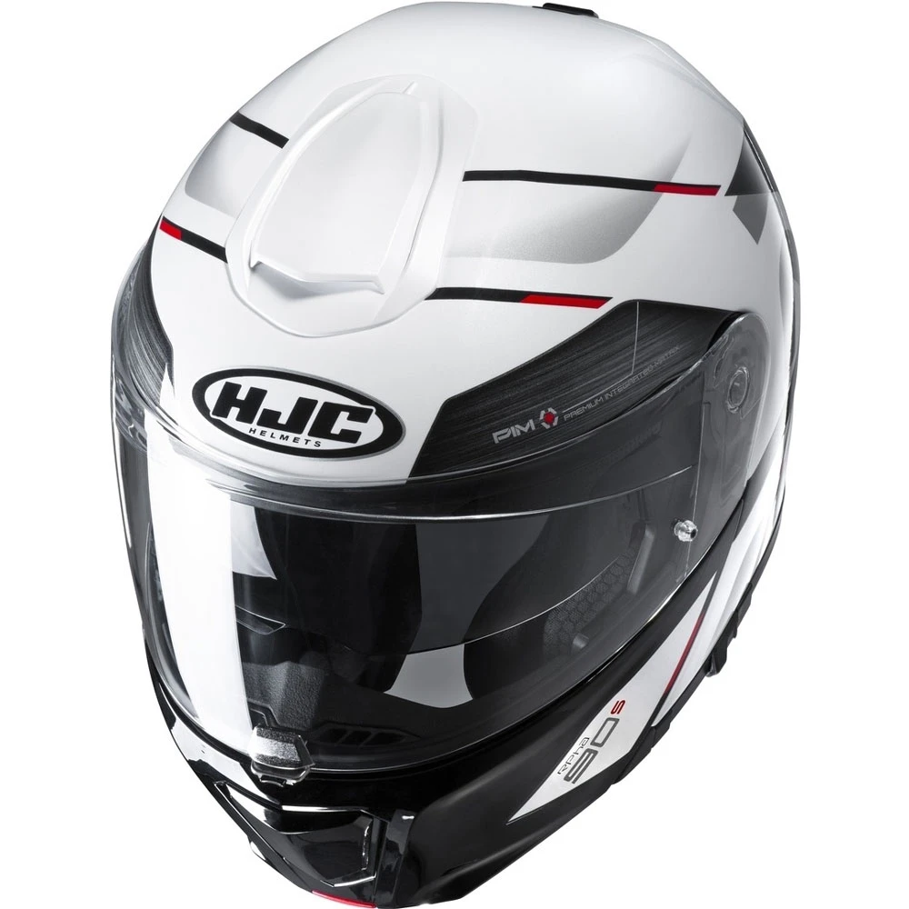 Cheap ???? Fiber Hjc Rpha 90s Bekavo Modular Helmet White Black ???? 4 Cheap ???? Fiber Hjc Rpha 90s Bekavo Modular Helmet White Black ???? - Image 2