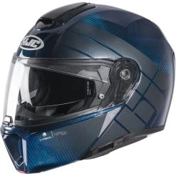 Hot Sale ???? Fiber Hjc Rpha 90s Carbon Balian Modular Helmet Blue ????