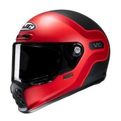 Hot Sale ???? Fiber Hjc V10 Grape Helmet Red ⌛