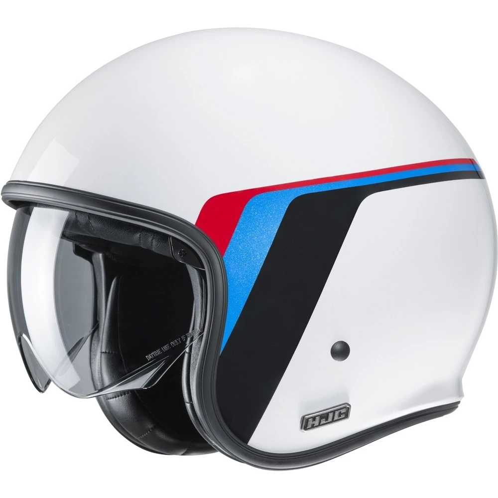Budget ???? Custom Hjc V30 Osor Helmet White Blue Red ???? 3 Budget ???? Custom Hjc V30 Osor Helmet White Blue Red ????