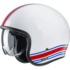 Best Pirce ???? Custom Hjc V30 Senti Helmet White Red ????