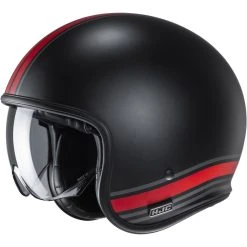 Cheapest ???? Custom Hjc V30 Senti Helmet Black Red ????