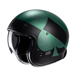 Outlet ???? Custom Hjc V31 Kuz Helmet Green Black ⭐