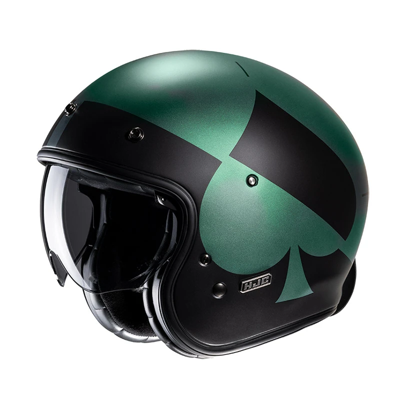 Outlet ???? Custom Hjc V31 Kuz Helmet Green Black ⭐ 3 Outlet ???? Custom Hjc V31 Kuz Helmet Green Black ⭐