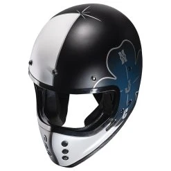 Brand new ???? Fiber Hjc V60 Ofera Helmet Blue Black ???? -HJC Shop hjc v60 ofera blu 3