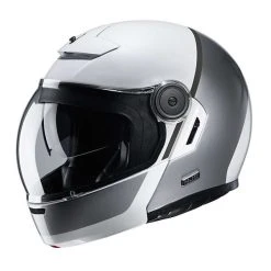 Best deal ???? Fiber Hjc V90 Mobix Modular Helmet White ????