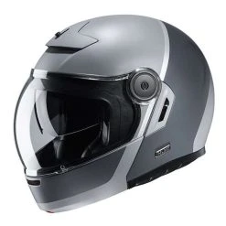 Wholesale ???? Fiber Hjc V90 Mobix Modular Helmet Grey ????